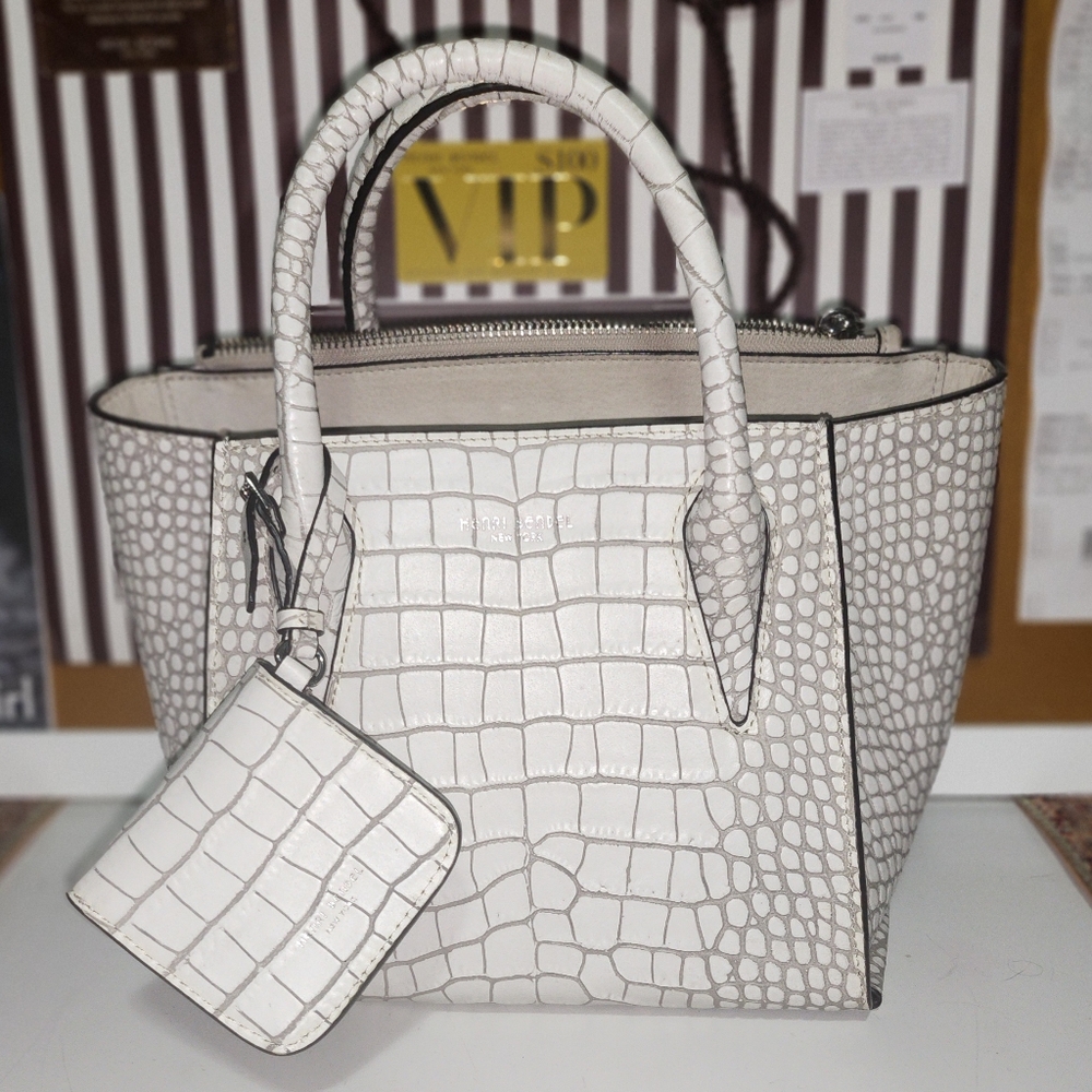 Henri Bendel Tilda Mini Croco Satchel